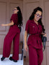 ELYNDI LUX set "KOLKA" - BURGUNDY